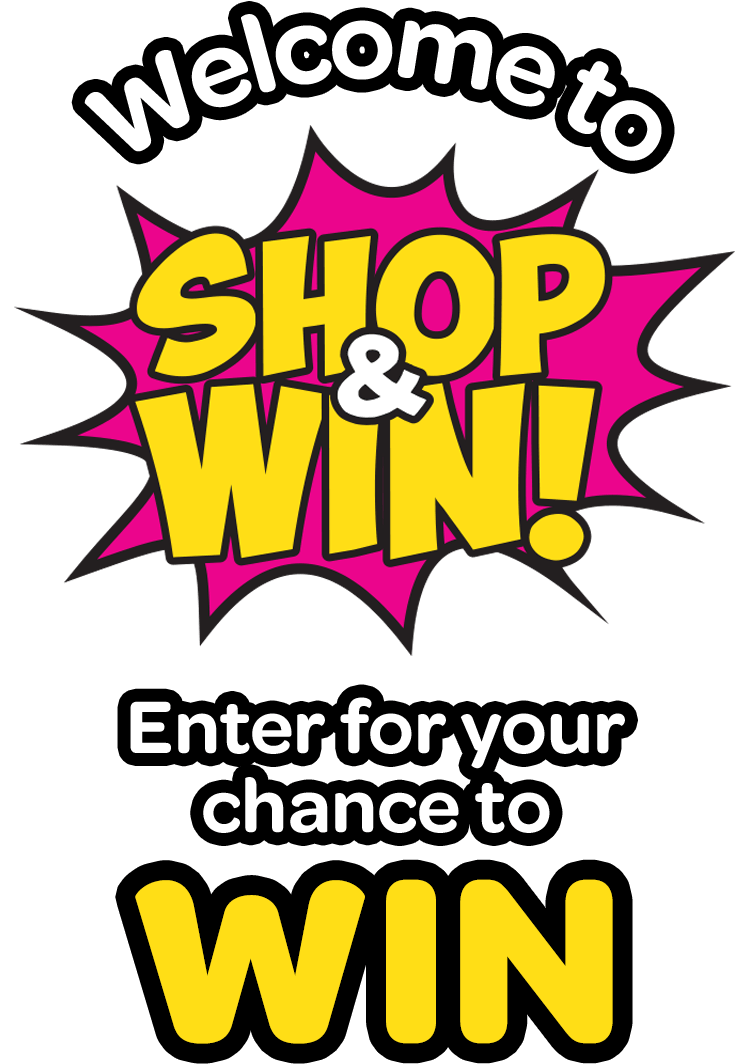 shop and win banner